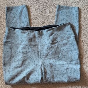 Wynne Lounge Abstract Athletic Leggings Size  P1X